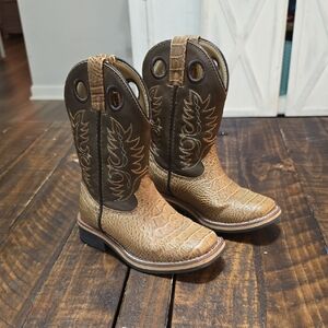 Kids Western Cowboy Boots - Brown